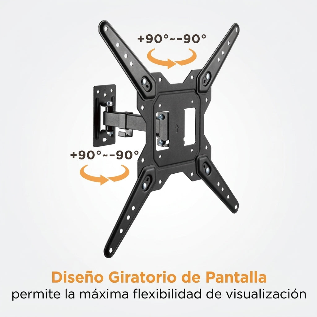 SOPORTE DE PARED PARA TV DE MOVIMIENTO COMPLETO ECONÓMICO